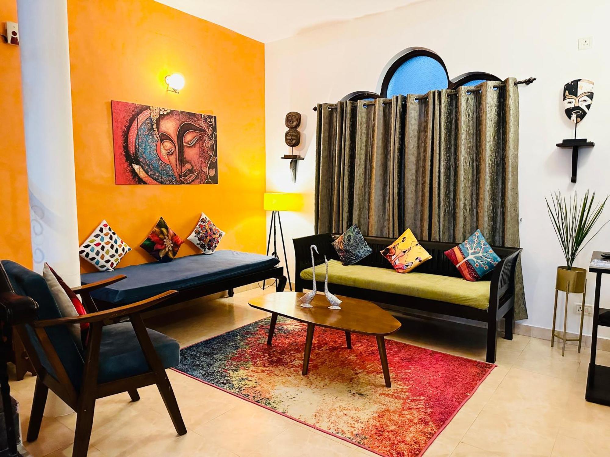 Gr Stays - Duplex 3Bhk Villa With Pool Arpora I Baga Beach 5 Mins Esterno foto
